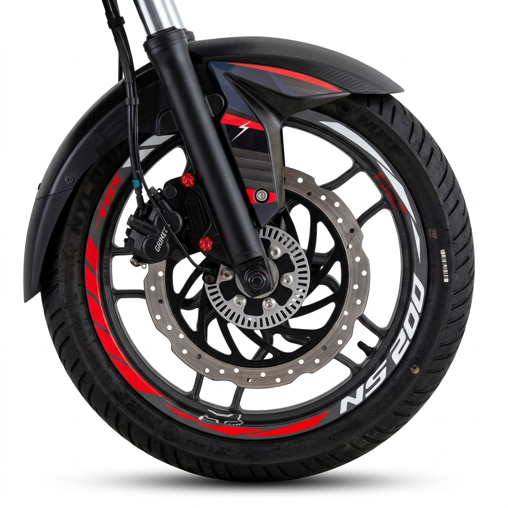Rin Bajaj NS 200 — Edición Rojo Racing