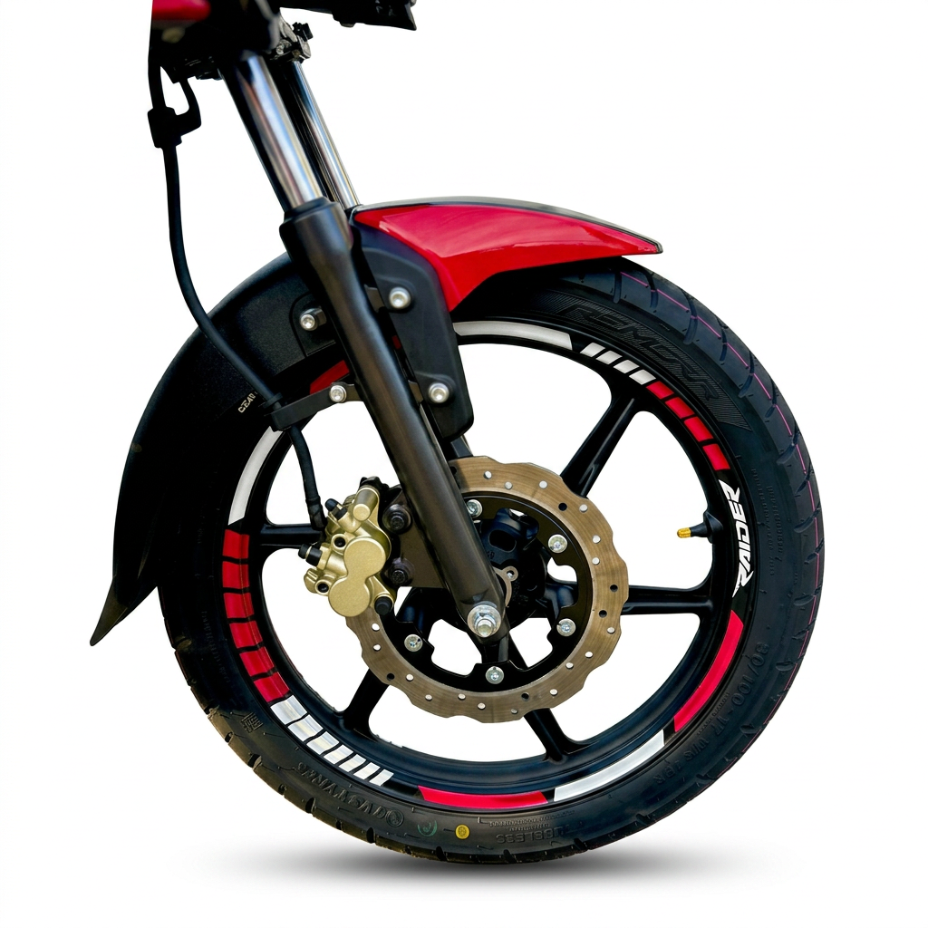 Rin TVS Raider — Edición Rojo y Blanco
